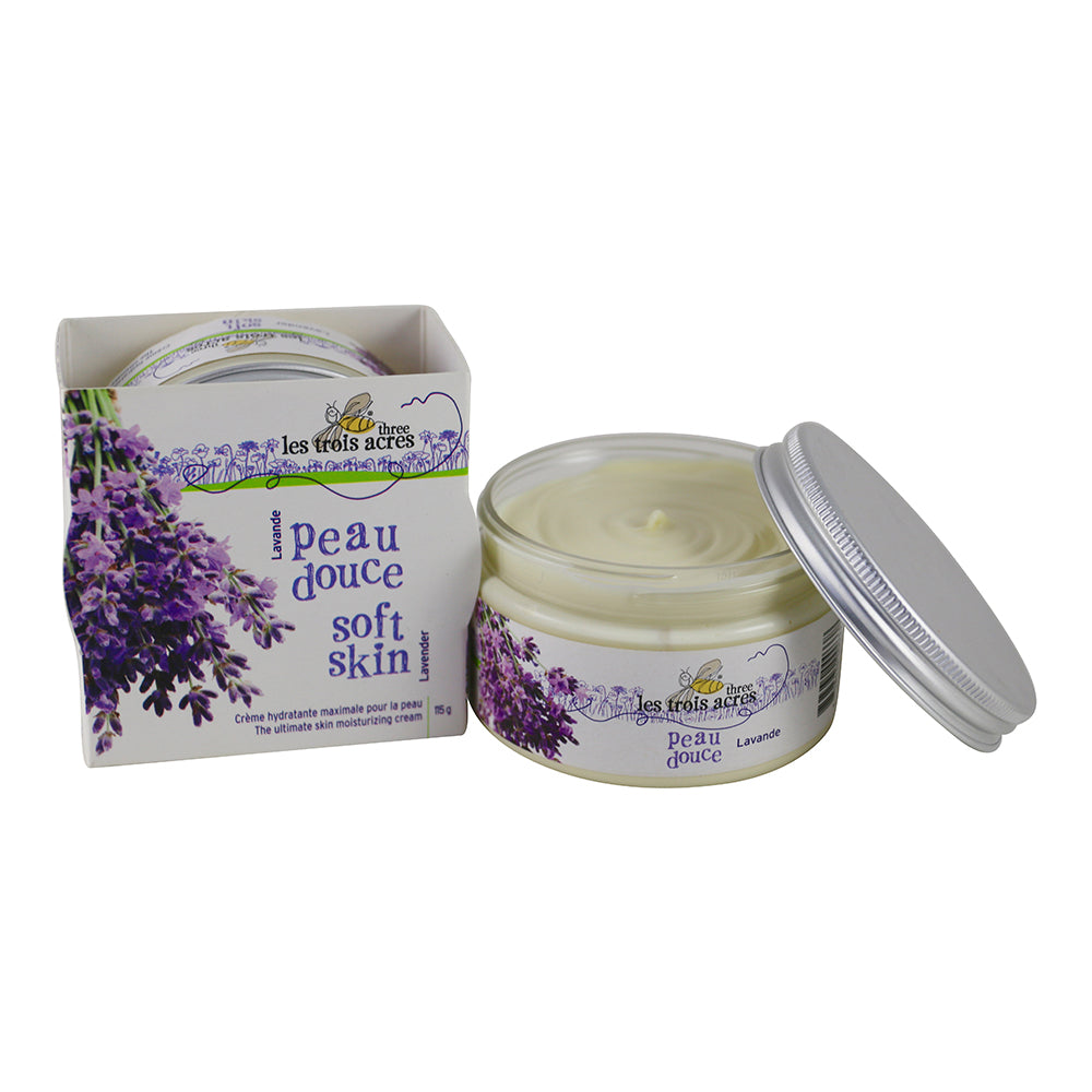 Peau douce crème hydratante maximale (pour la peau à la lavande) 115g