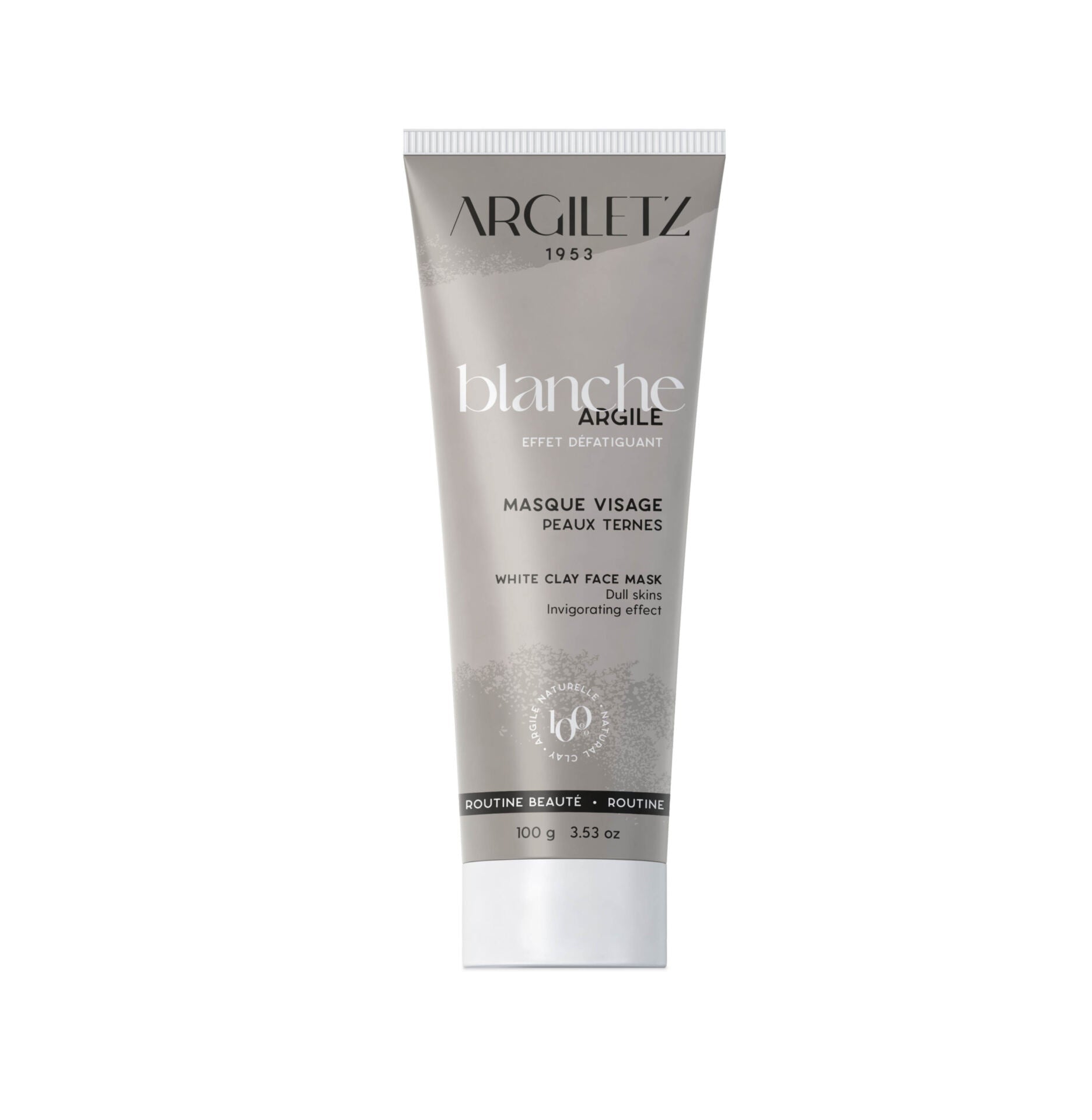 Masque argile blanche (visage, peau terne) 100g