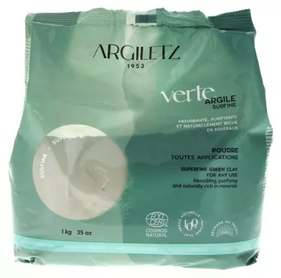 Argile verte superfine  1kg