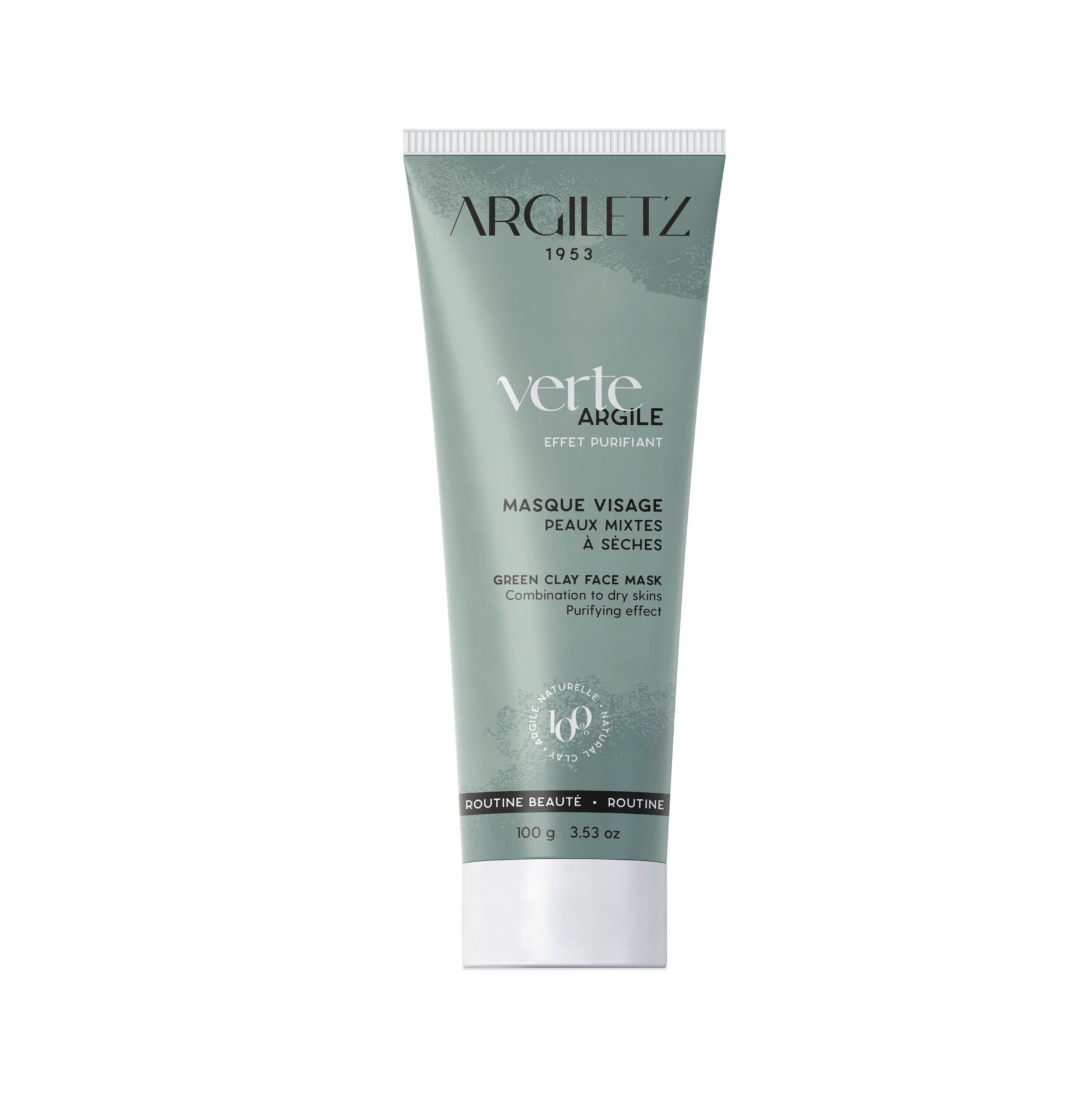 Masque argile verte (visage, peau mixte à sèche) 100g