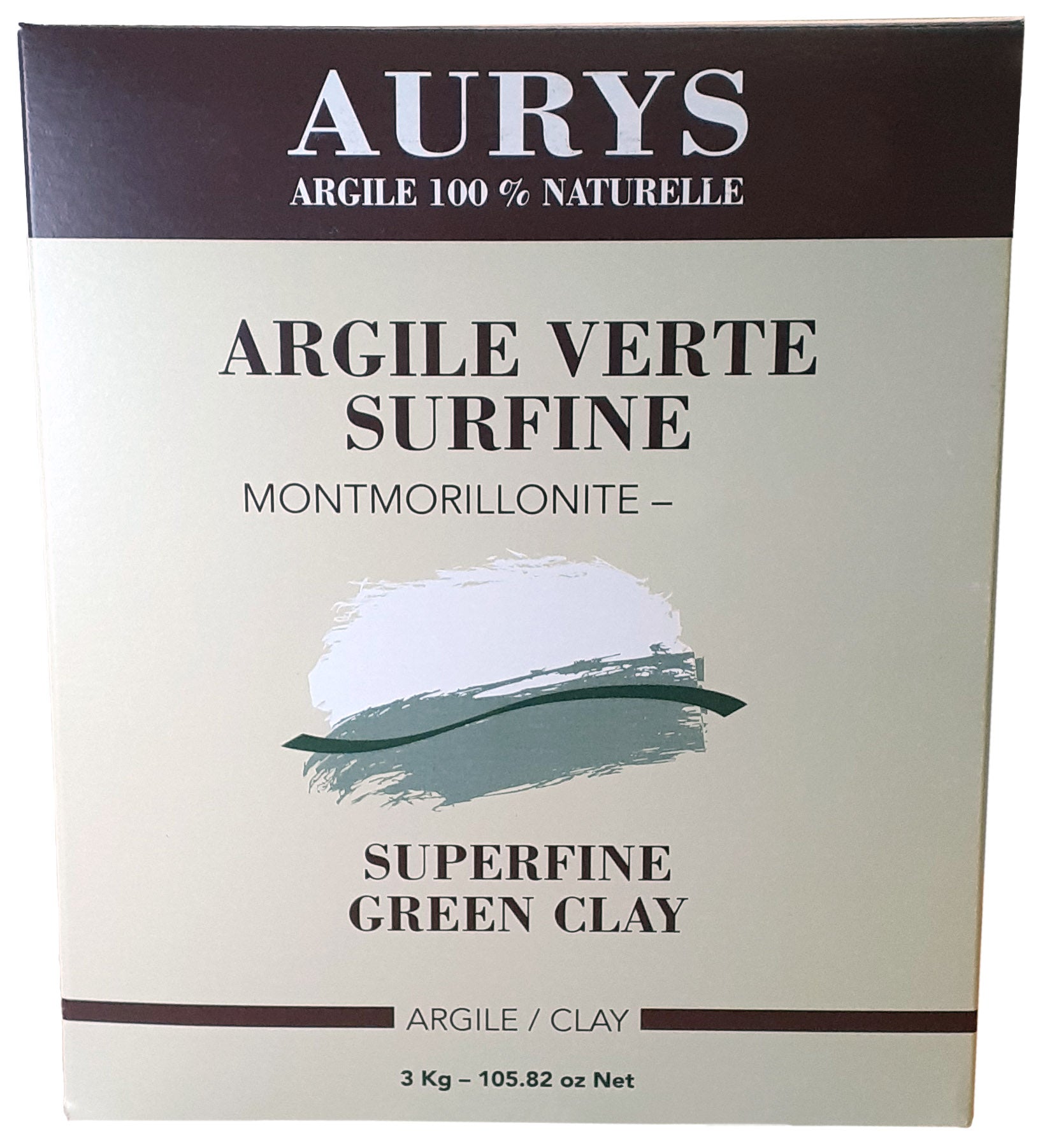 Argile verte surfine 3kg