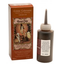 Crème colorante châtain doré 90ml