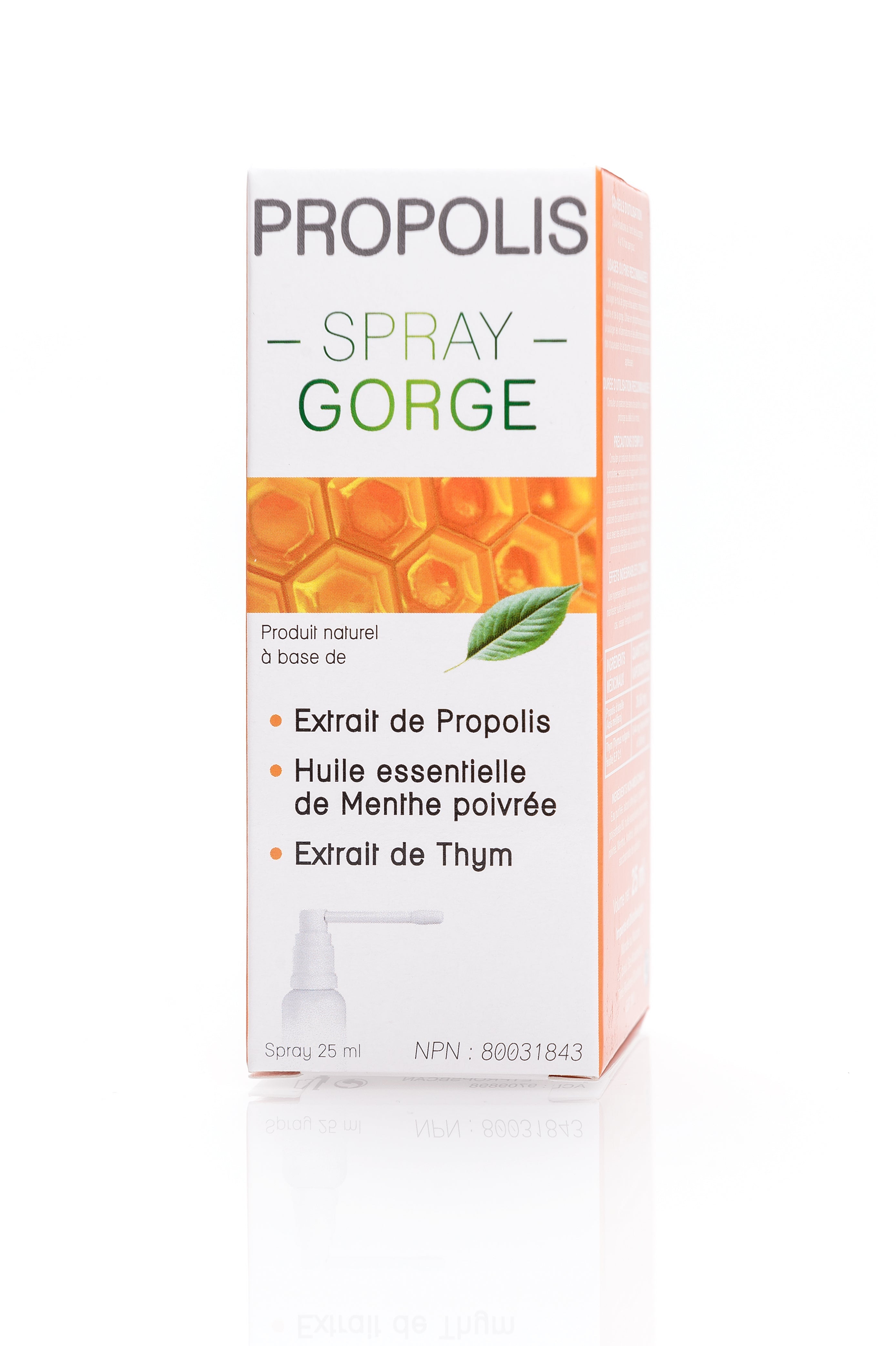 Propolis throat spray (NPN80037843) 25ml