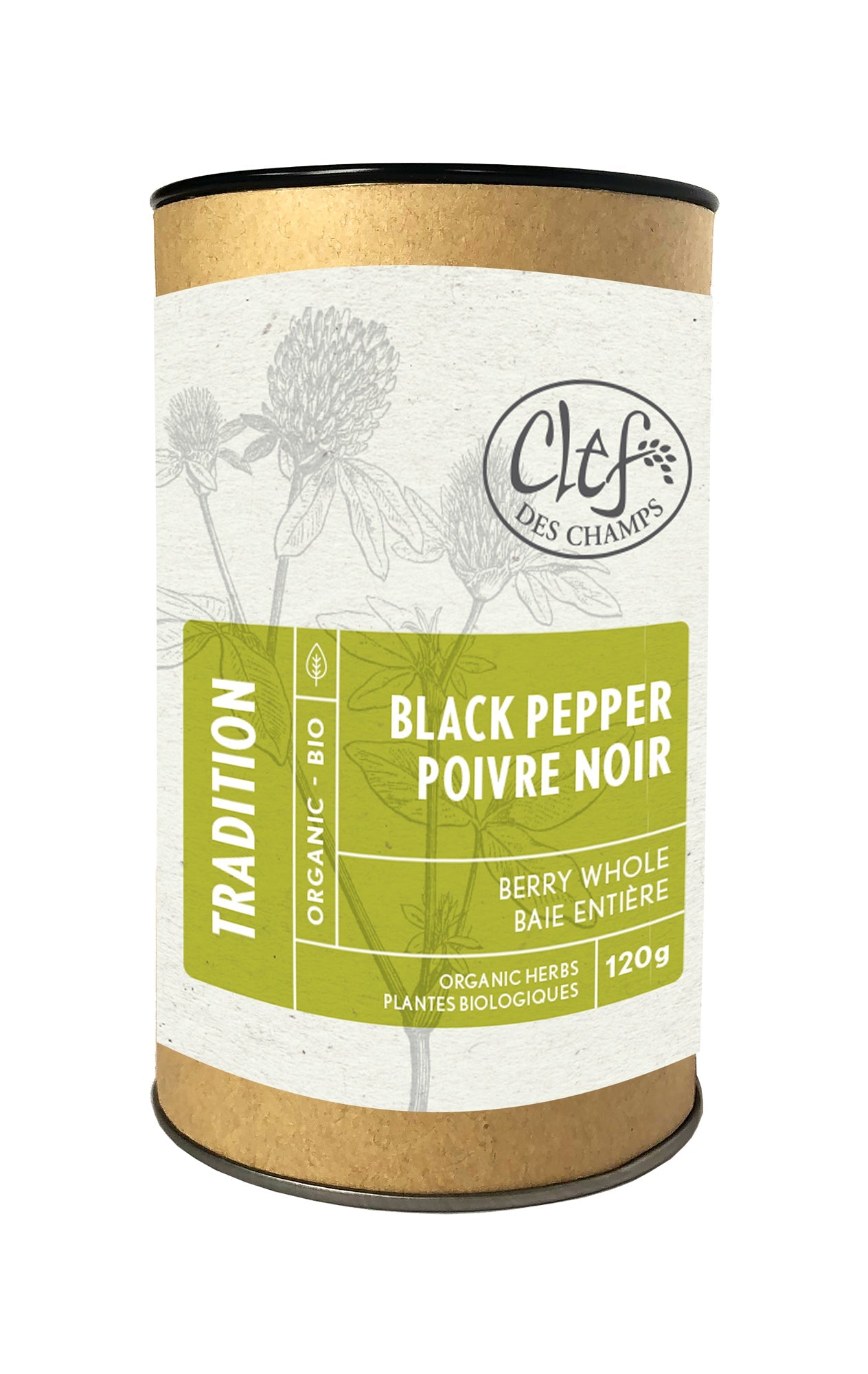 Whole black pepper (berry) 120gr