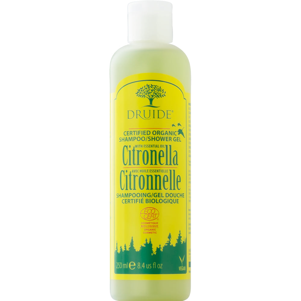 Organic lemon eucalyptus shampoo / shower gel 250ml