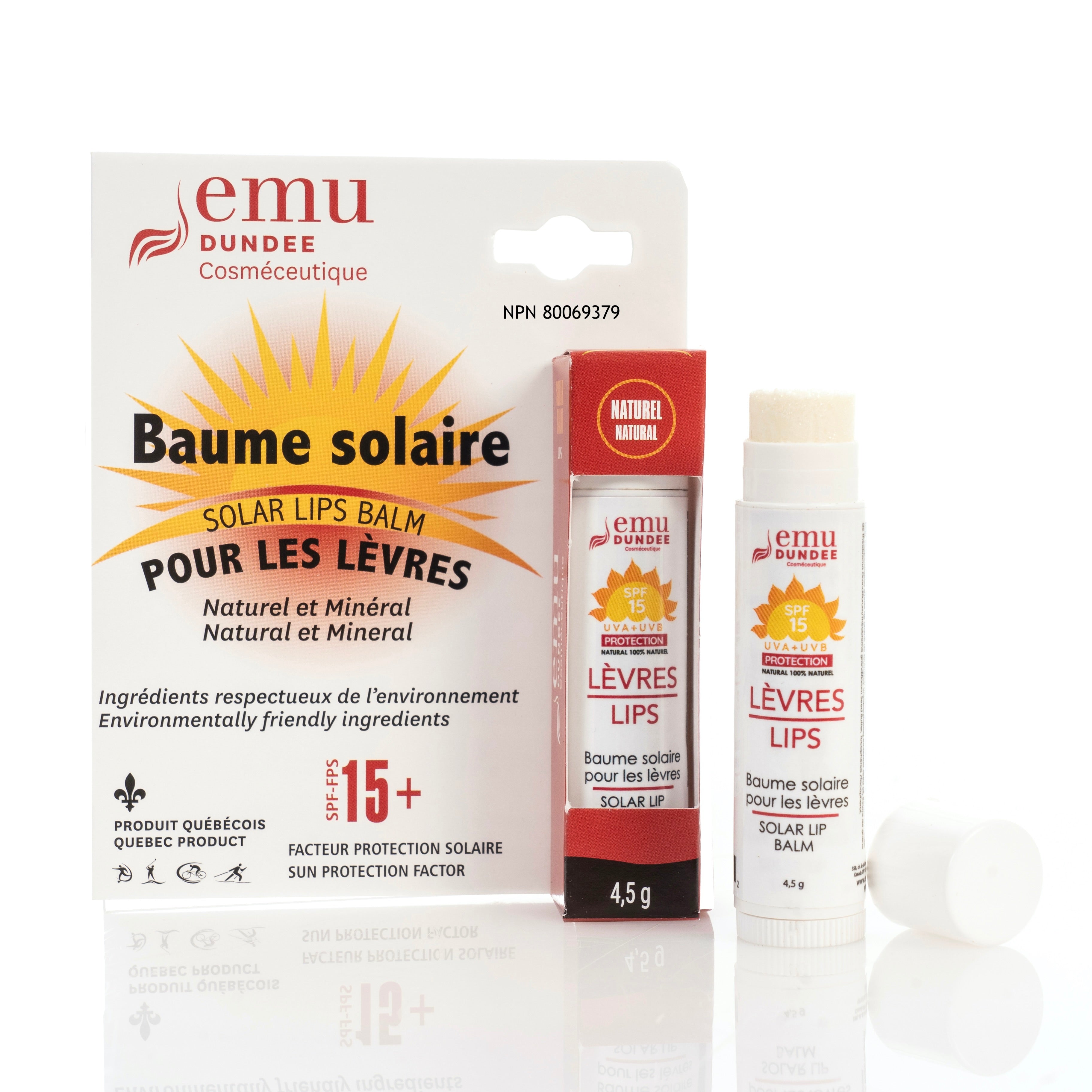 Baume à lèvre solaire FP15+ 4,5g