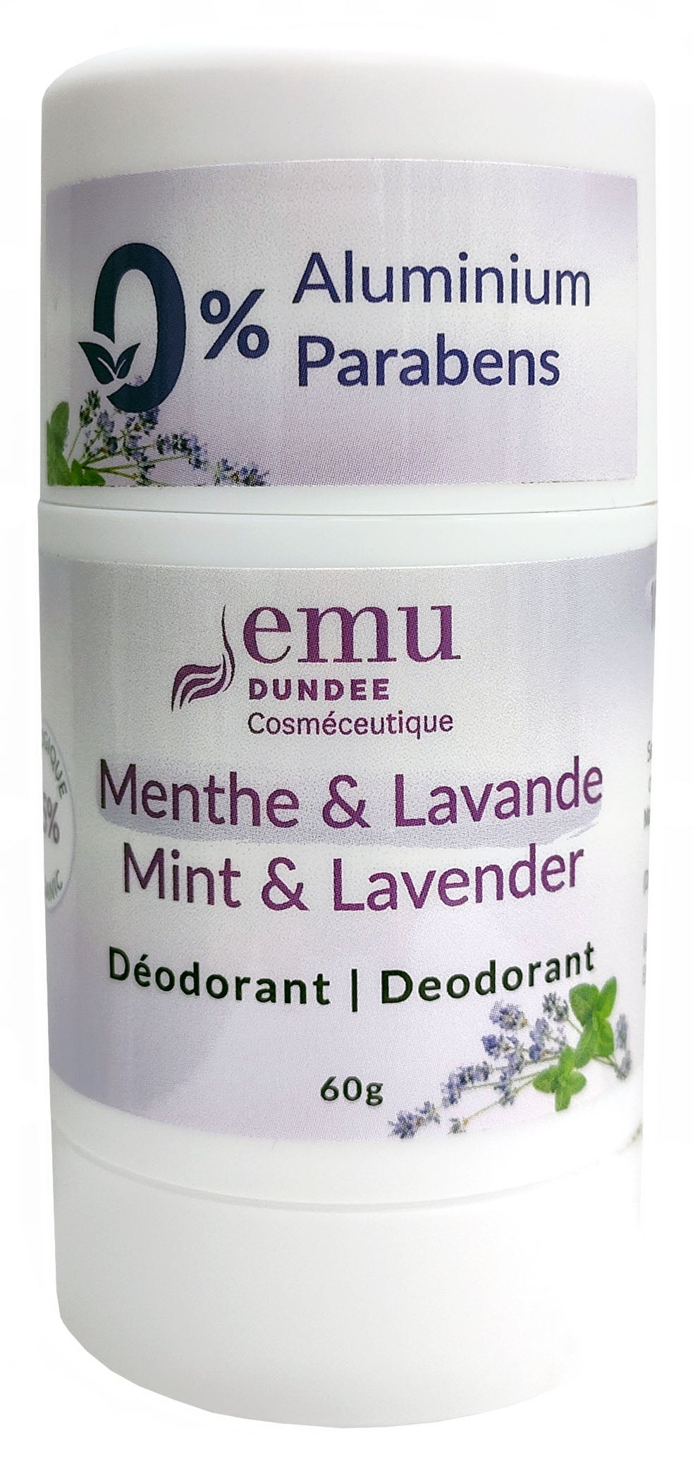 Déodorant menthe et lavande 60g