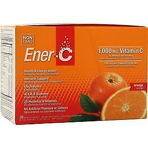 Ener-C Mélange boisson pétillante multivitaminé aux oranges avec vitamine C 30s