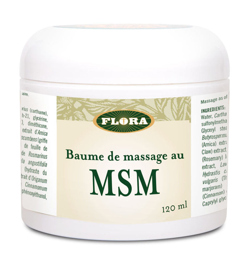 Baume de massage au MSM (onguent MSM) 120ml