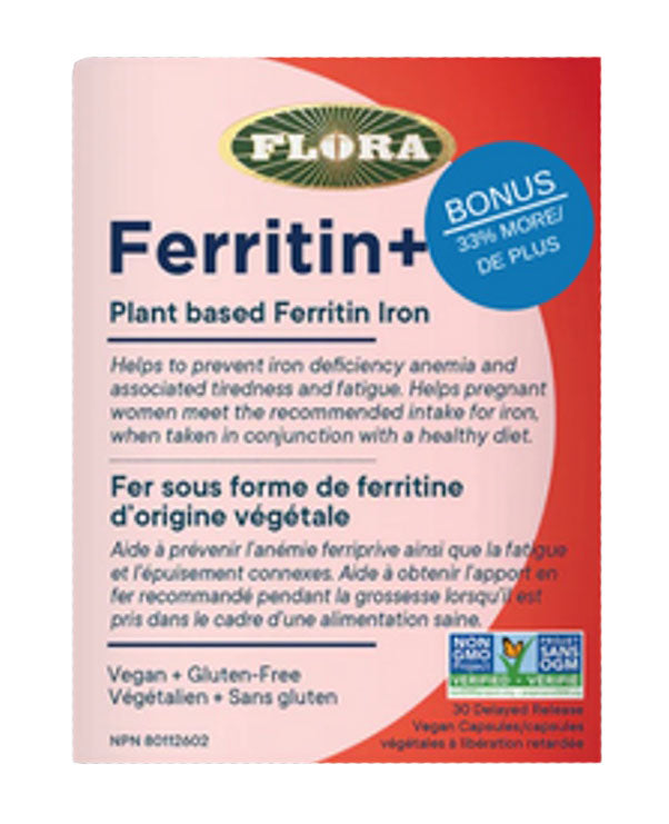 Ferritin +  (à libération retardée) BONUS 30+10vcaps