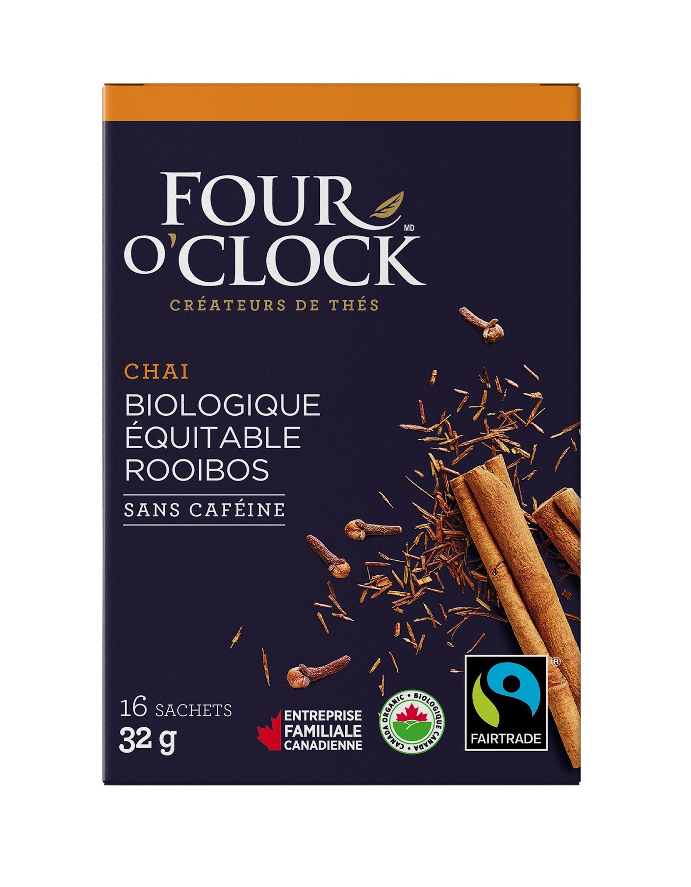 Chaï rooibos sans caféine bio 16s