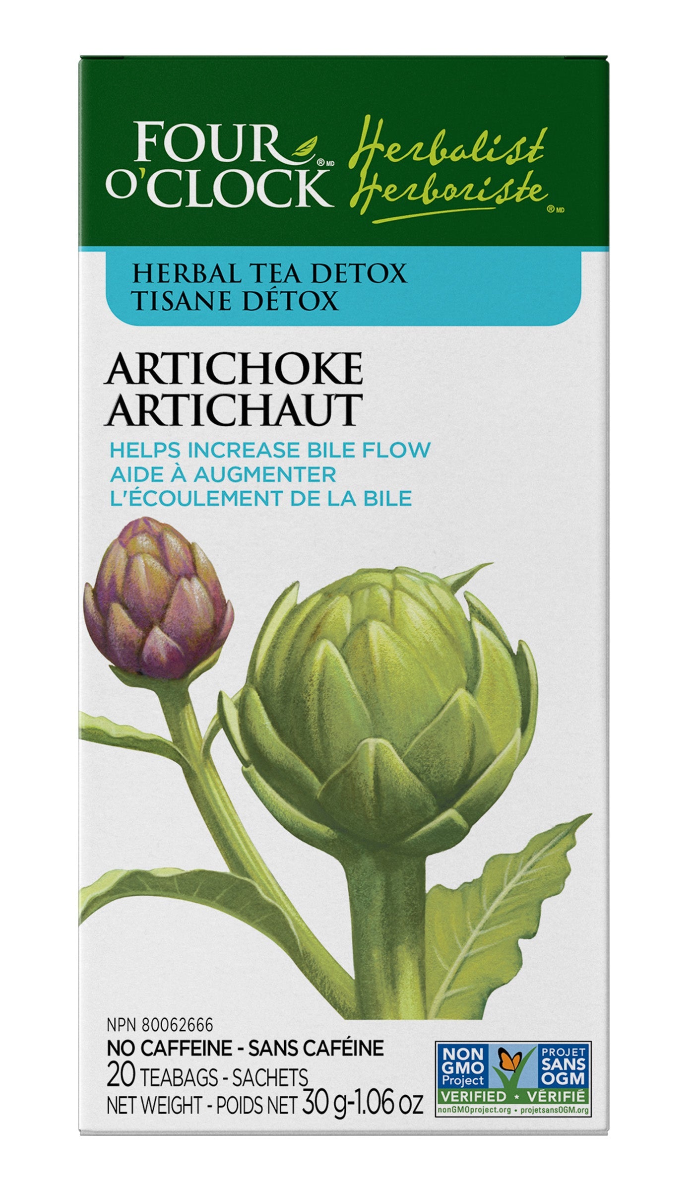 Tisane detox aux artichauts 20s