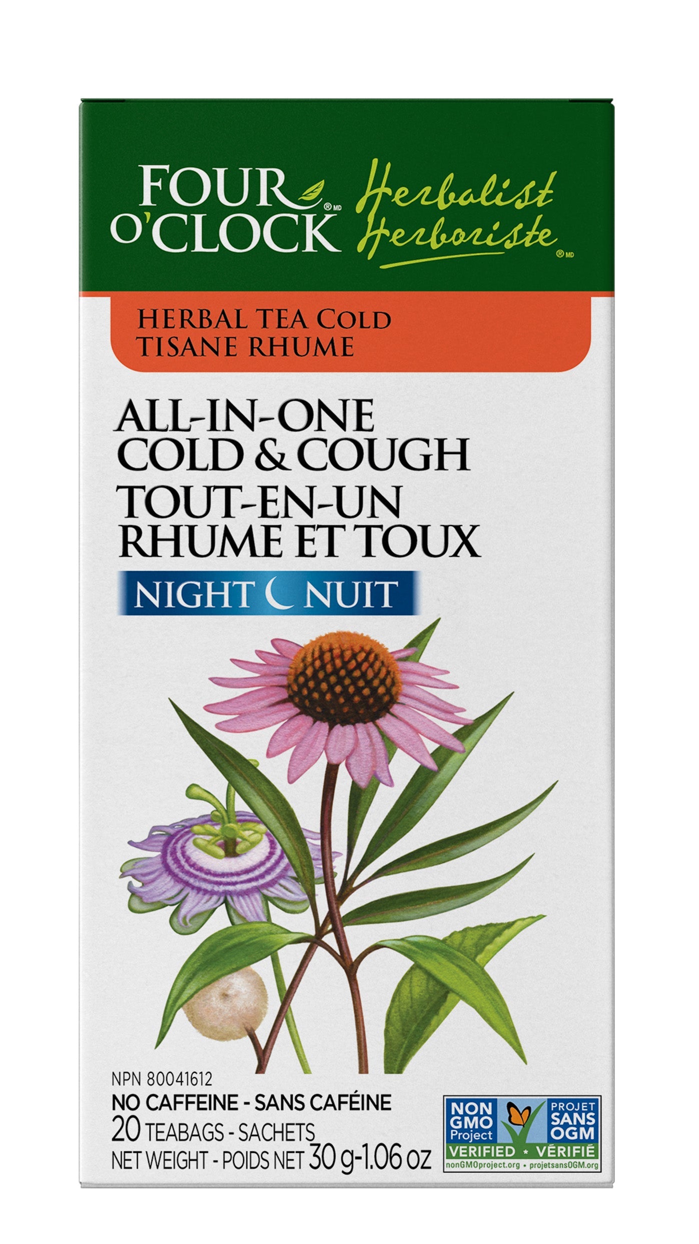 Tisane rhume / toux  (tout en un nuit)  20s