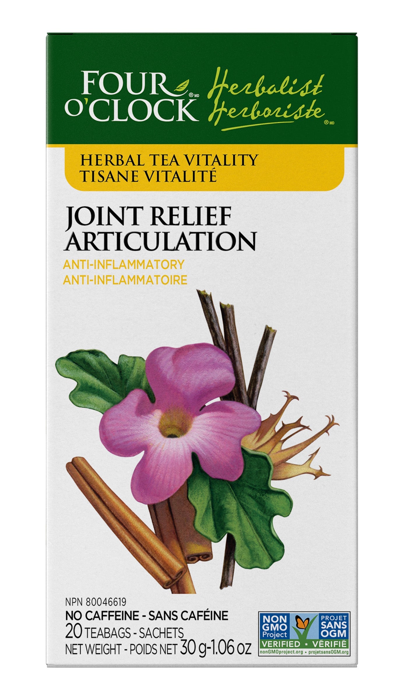 Tisane vitalité articulation 20s