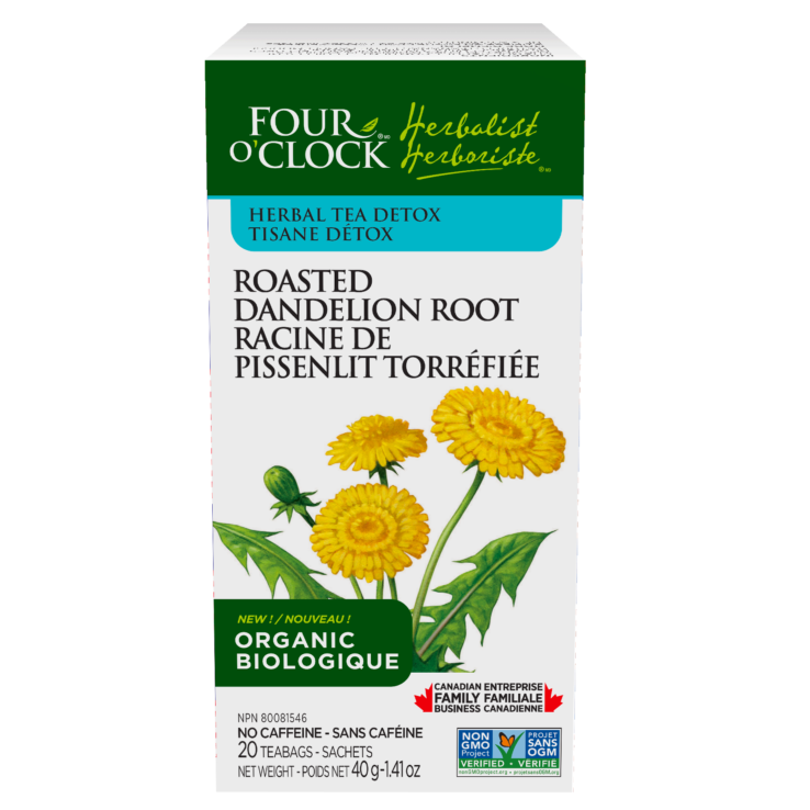 Organic Roasted Dandelion Root Detox 20s