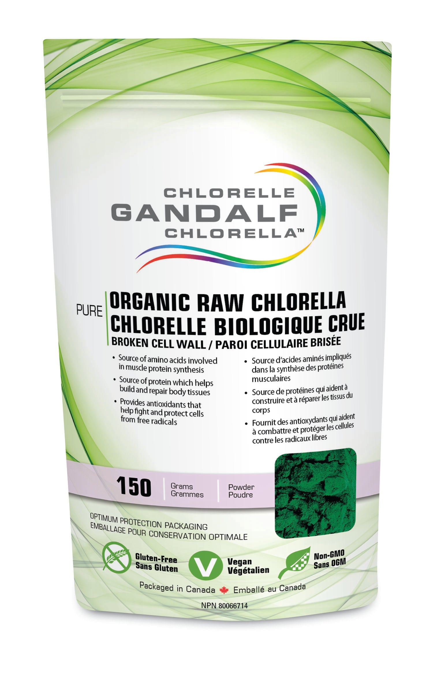 Organic raw chlorella 150g