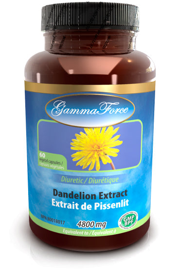 Dandelion extract 10:1/ 480mg (diuretic) 60vcaps