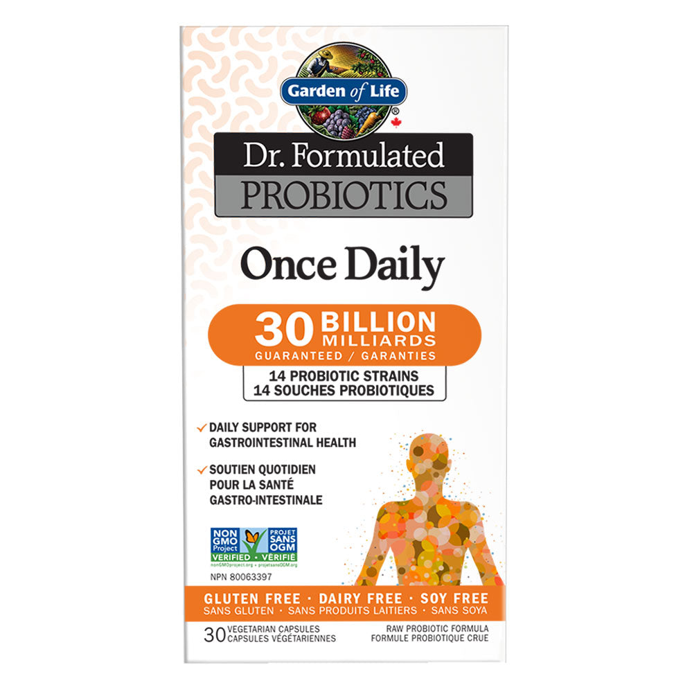 Once daily 14 probio strains 30 billion CFU (s-gluten / s-dairy / s-soy) 30vcaps