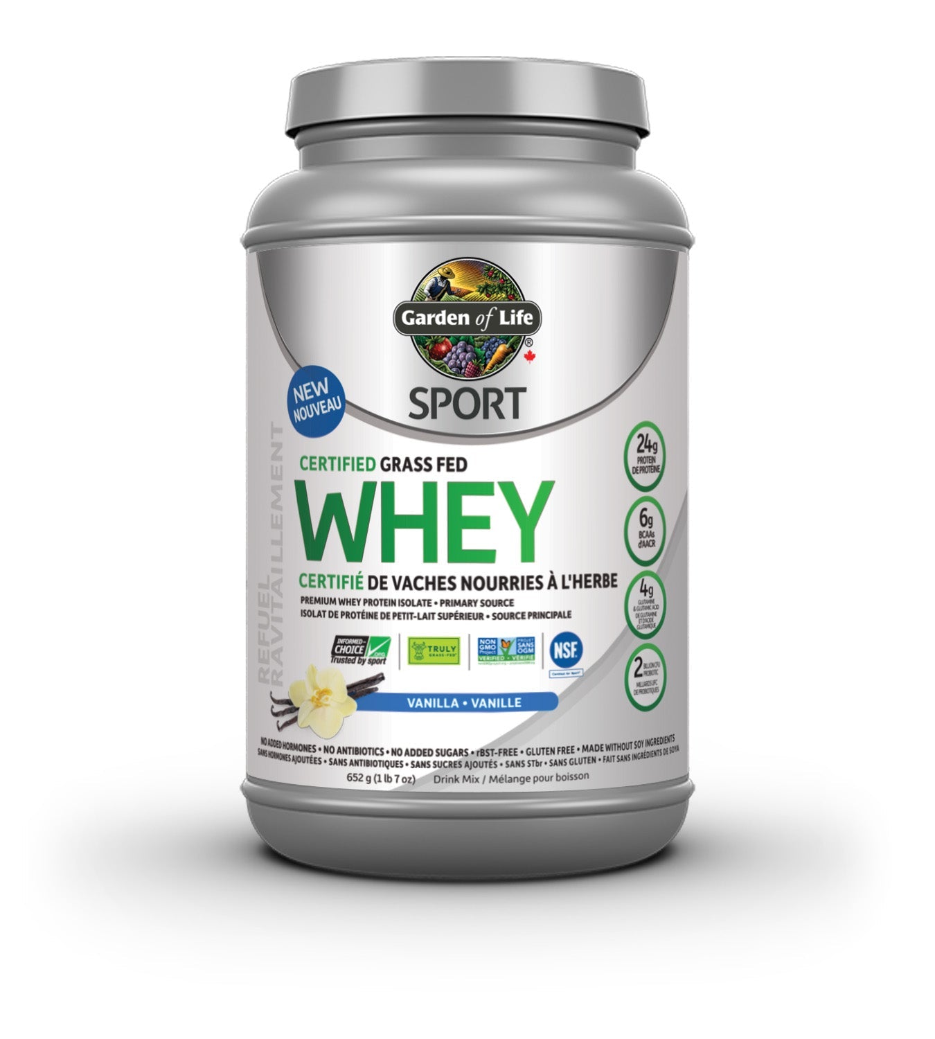 Vanilla whey 640g