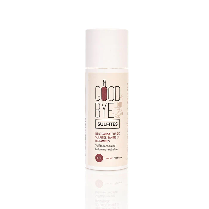 Goodbye sulfites neutralisateur de sulfites, tanins et histamines 15ml