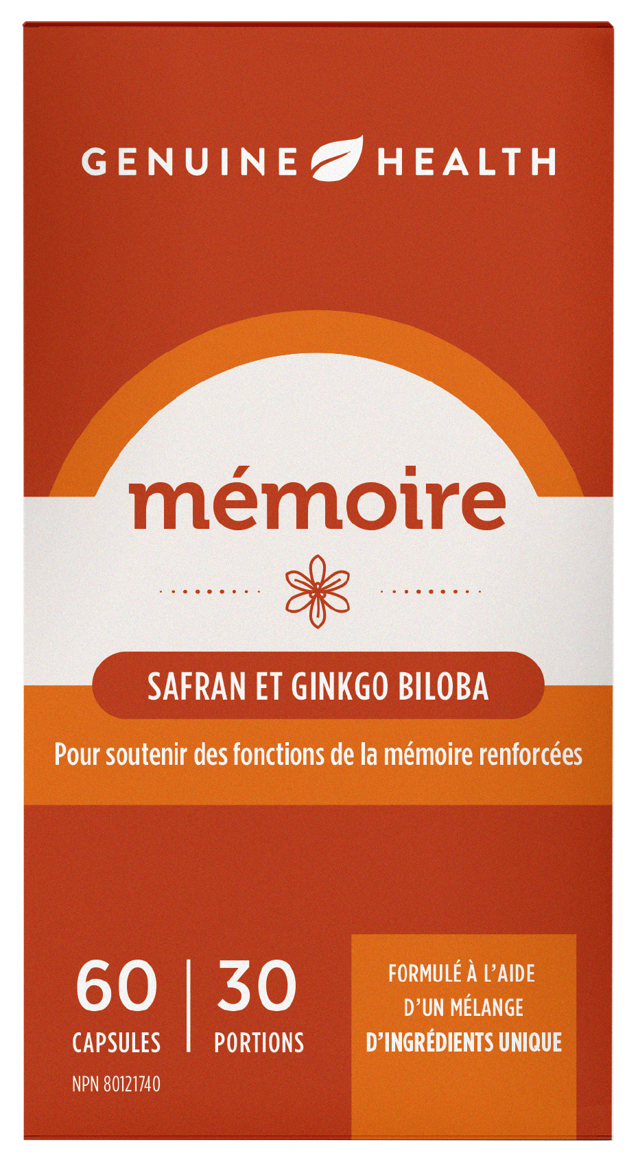 Mémoire (safran et ginkgo biloba) 60caps