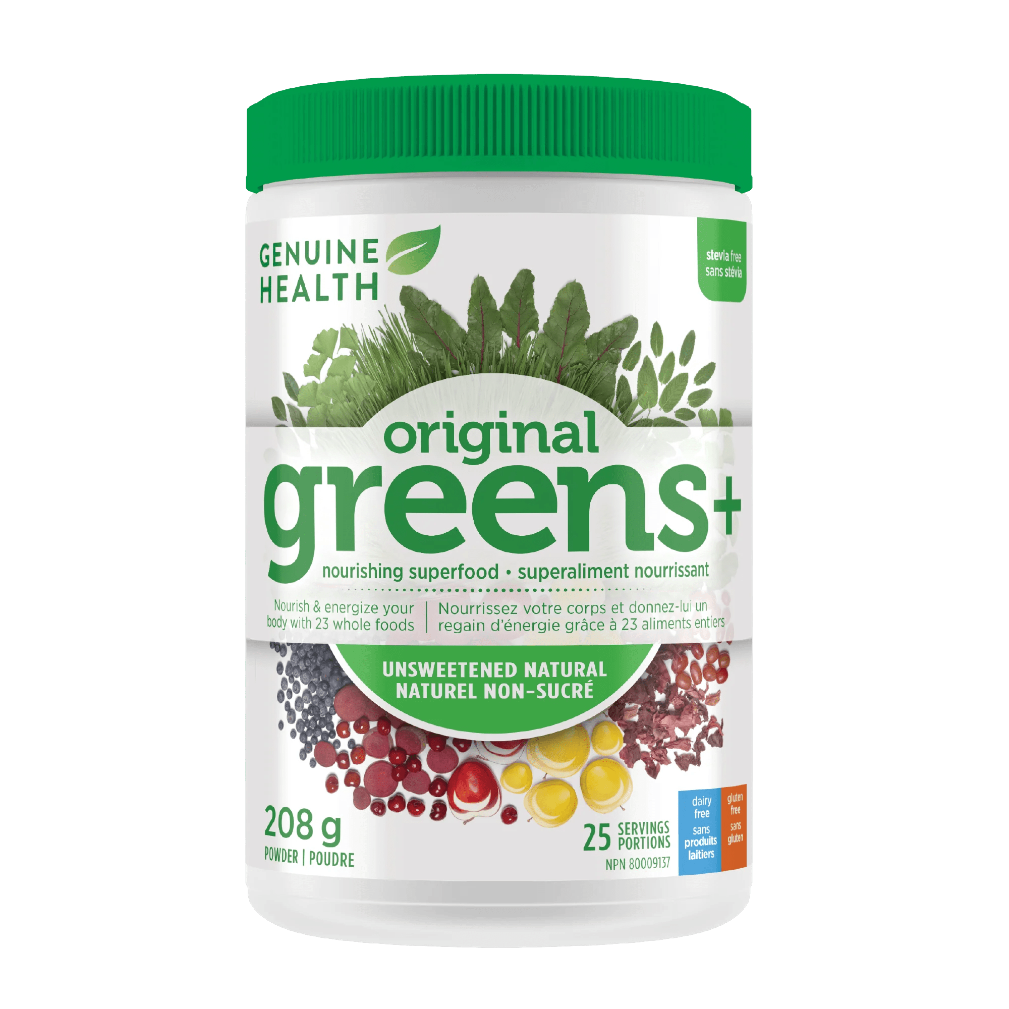 Greens+ (naturel non sucré) 208g