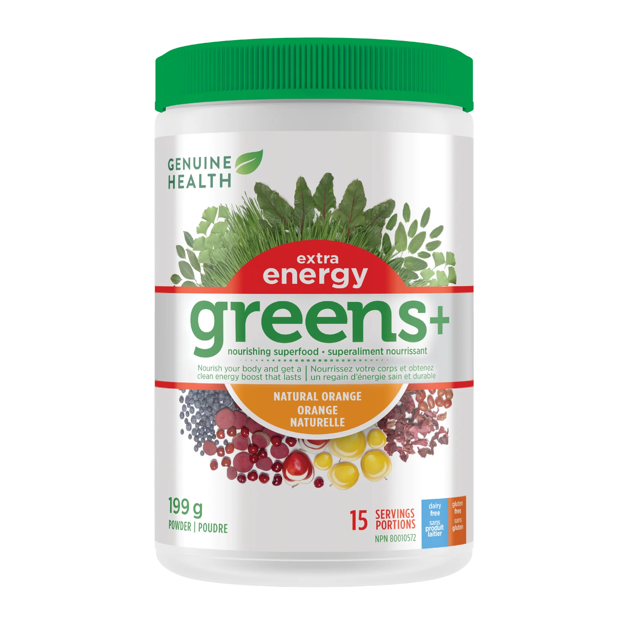 Greens+ extra energy (orange) 199g