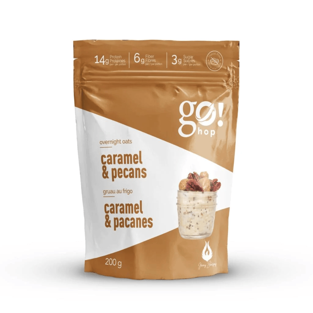 Go Hop - gruau Caramel et pacanes 200g
DATE DE PÉREMPTION : 31 OCTOBRE 2026