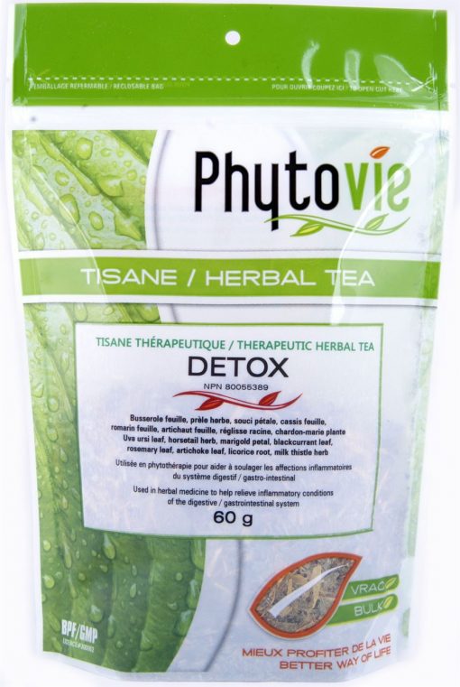 Detox herbal tea (helps relieve inflammatory conditions of the digestive system) 60g