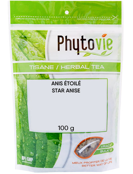 Tisane Anis étoilé (entier) 100g