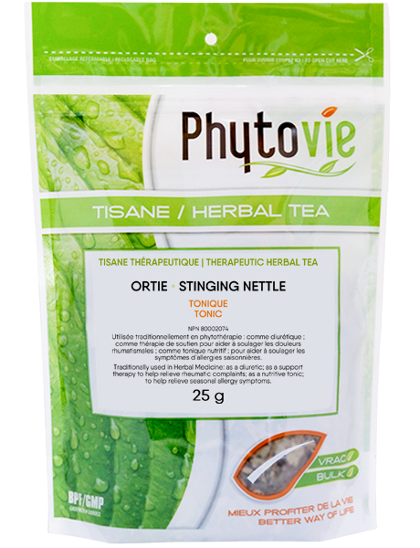 Tisane Ortie piquante (feuille) 25g