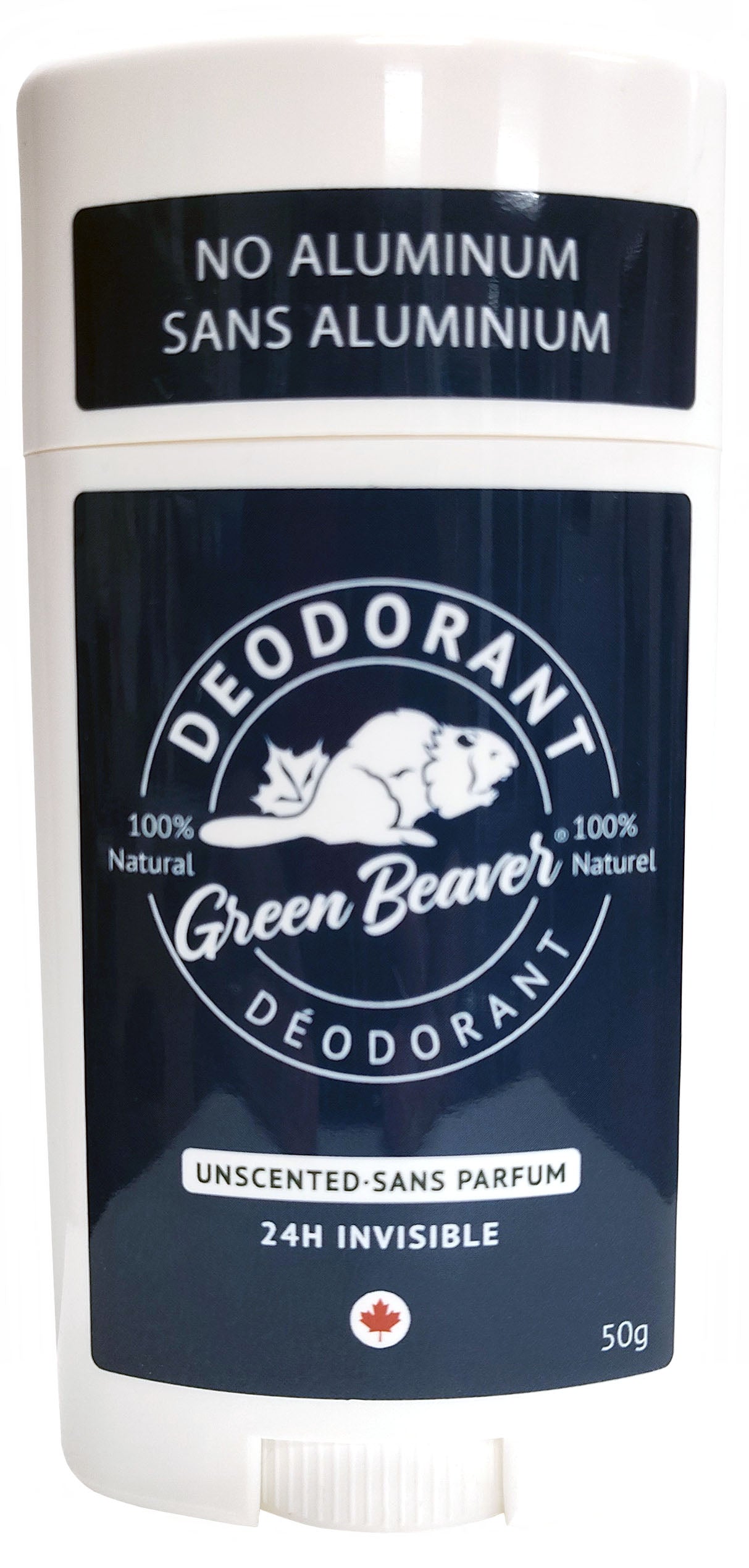 Fragrance-free organic stick deodorant 50g