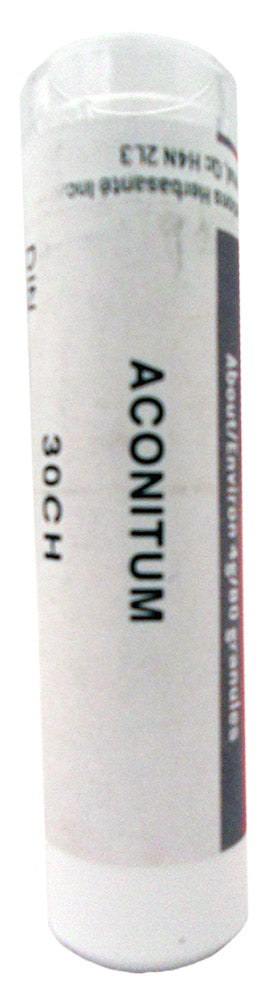 Aconitum 30ch 80 granules
DATE DE PÉREMPTION : 31 MARS 2025