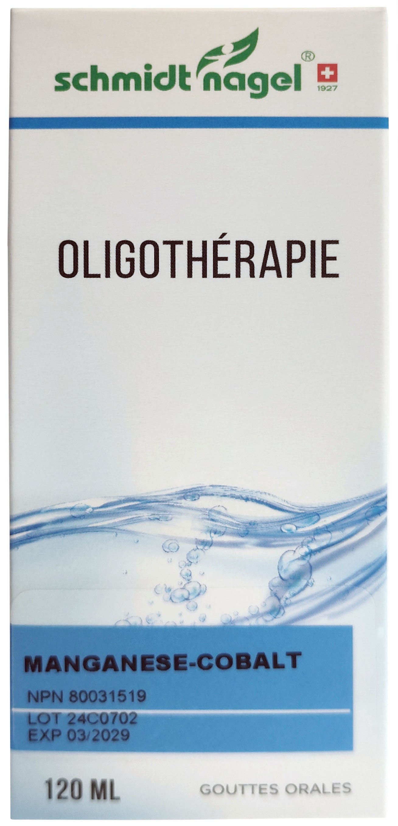 Oligo manganèse-cobalt 120ml