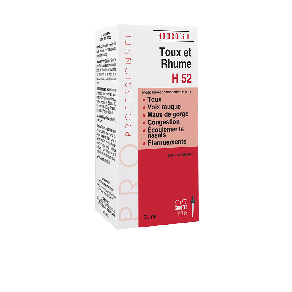 H-52 toux et rhume 30ml