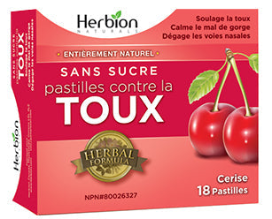 Cherry flavored sugar-free lozenges 6x18 lozenges