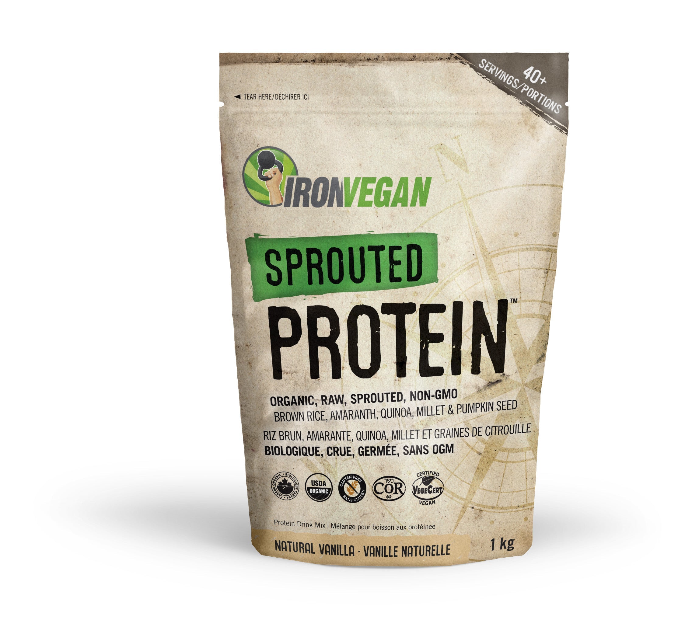 Vanilla Organic Sprouted Protein 1kg