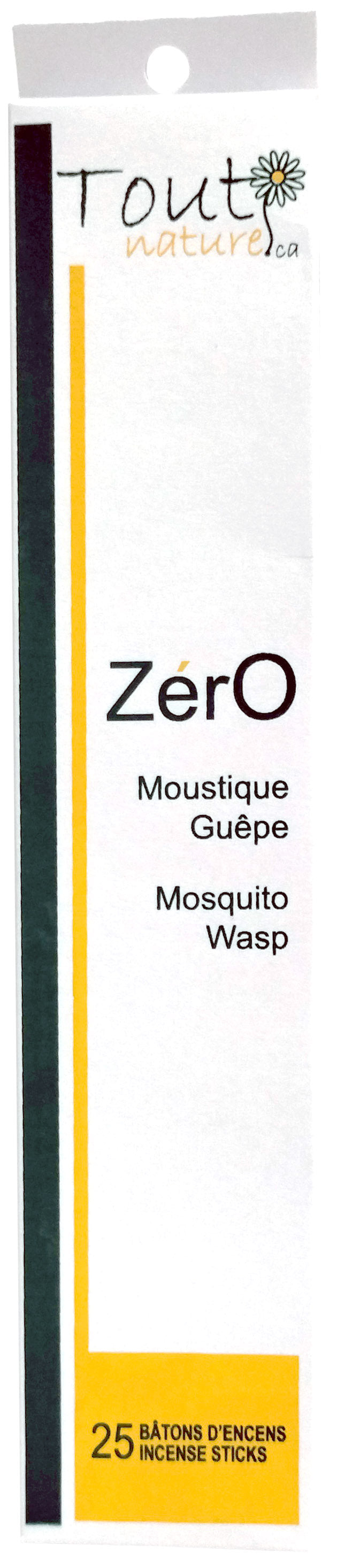 Lemongrass incense zero mosquitoes / wasps 25un