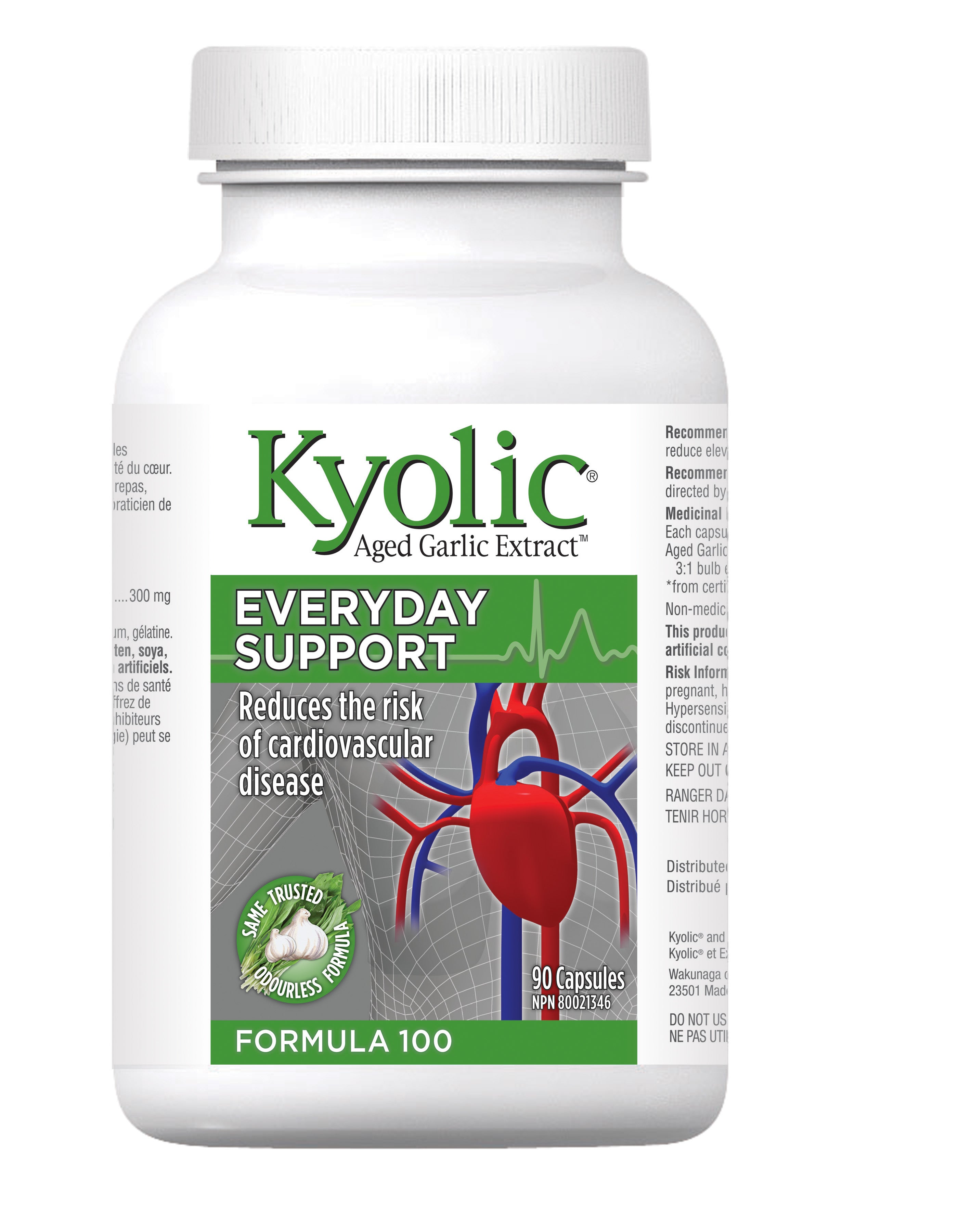 Garlic Kyolic #100 (healthy lifestyle) 90caps