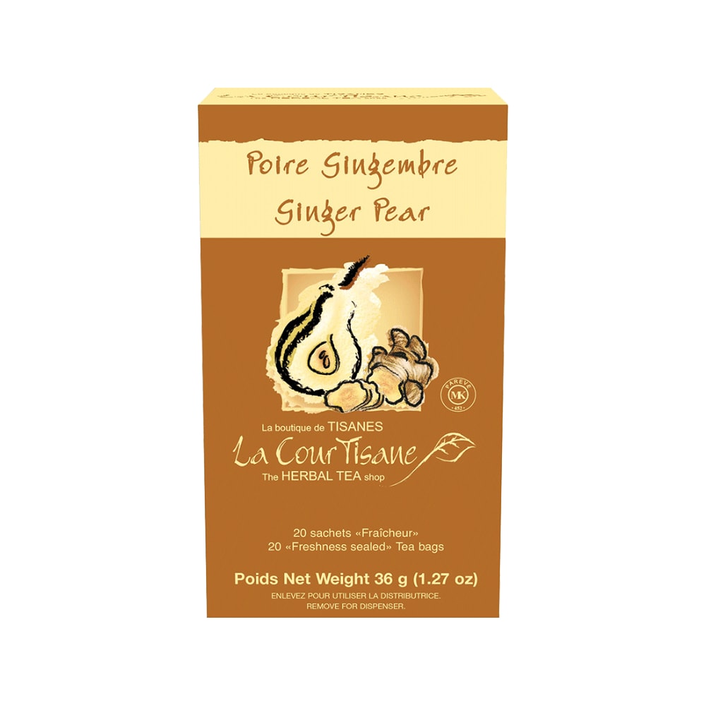 Pear and ginger herbal tea 20s