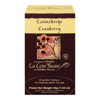 Cranberry herbal tea 20s