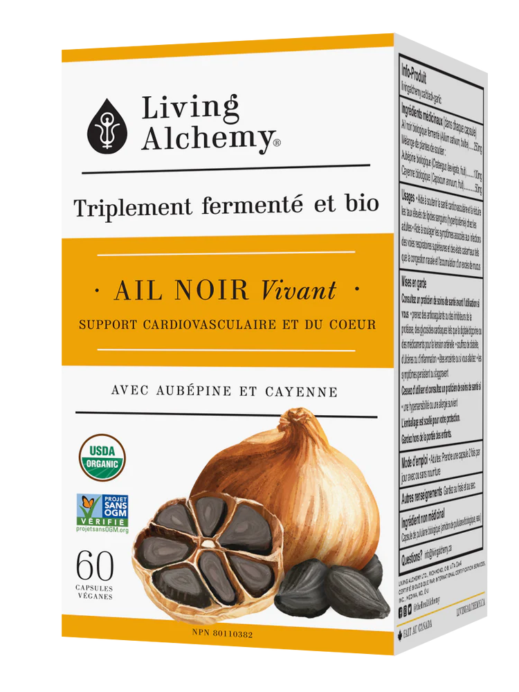 Fermentation Activated Plants - Live Black Garlic 60vcaps