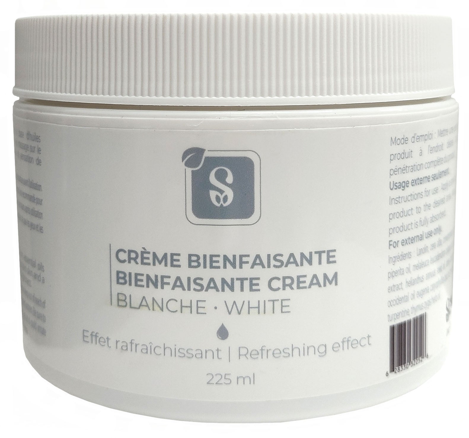 Crème bienfaisante (blanche) 225ml