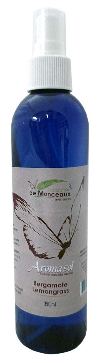 Assainisseur d'air bergamote / citronnelle 250ml