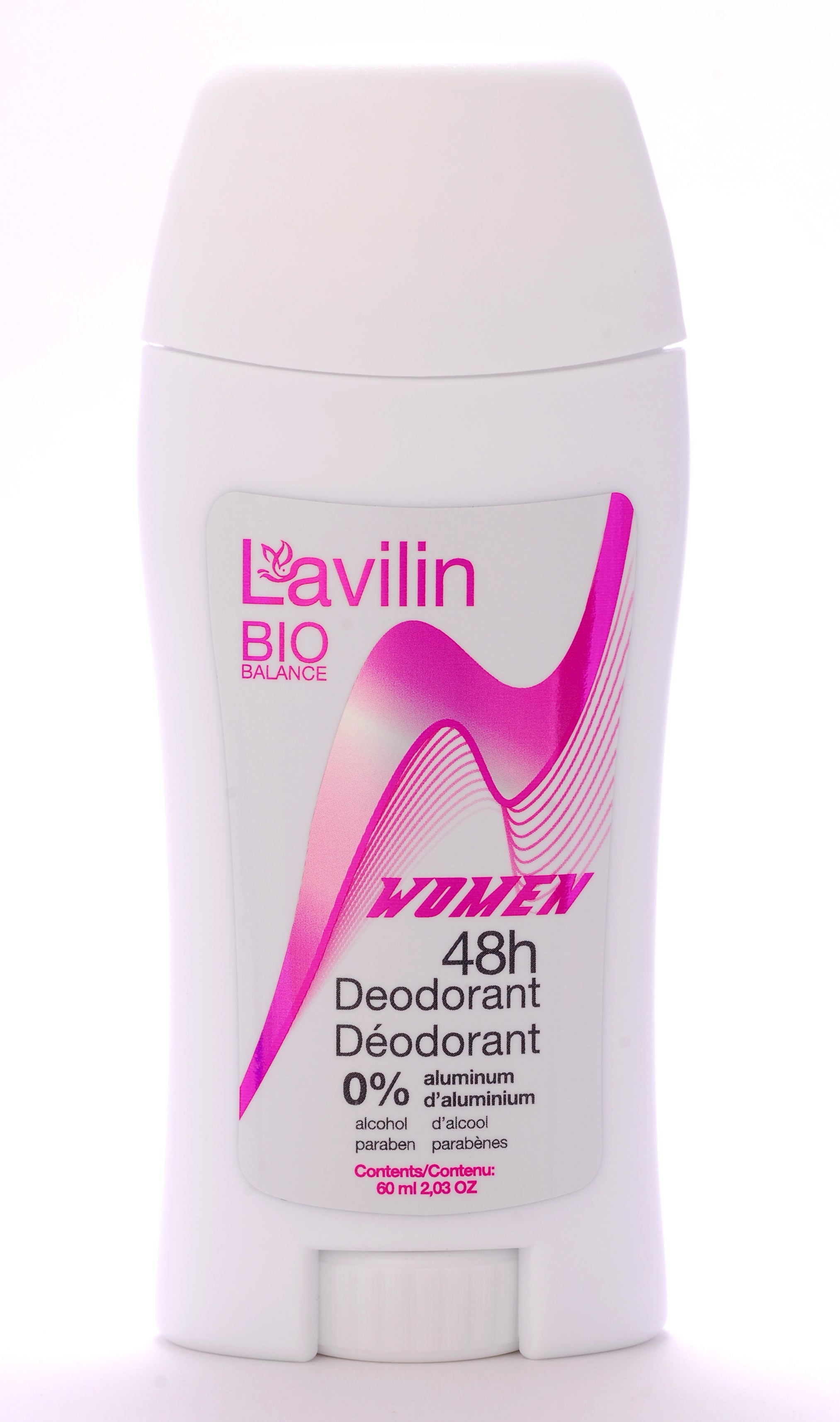 Déodorant Women 48h bâton (s-aluminium,s-alcool,s-parabènes pour femmes) 60ml