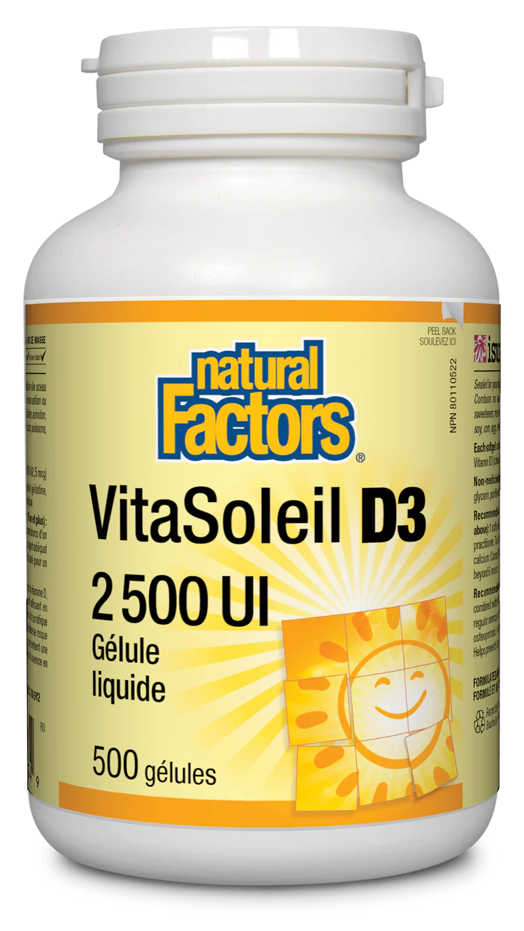 VitaSoleil D3 2500IU 500gels