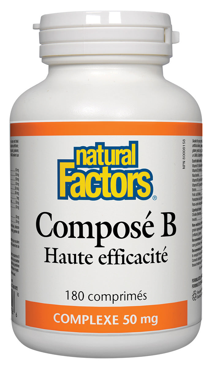 Vitamine B composé haute efficacité 180comp