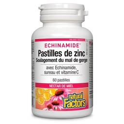 Echinamide pastilles zinc (échinamide, sureau et vitamine C) nectar miel  60pastilles