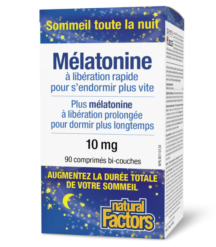 Mélatonine à libération lente 10mg 90comp