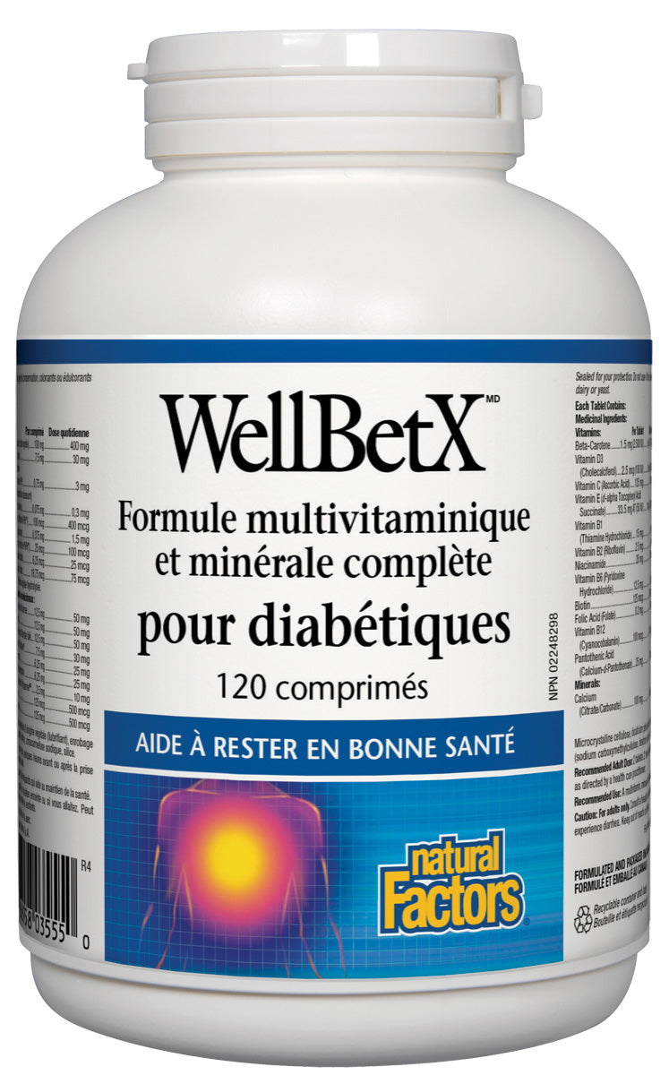 WellBetX complet diabétiques 120comp